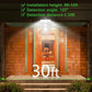 Solar Security Lights Solar Flood Lights Outdoor Waterproof with Motion Sensor 4 Modes 90 LEDs Wall Lights for Porch Yard Garden