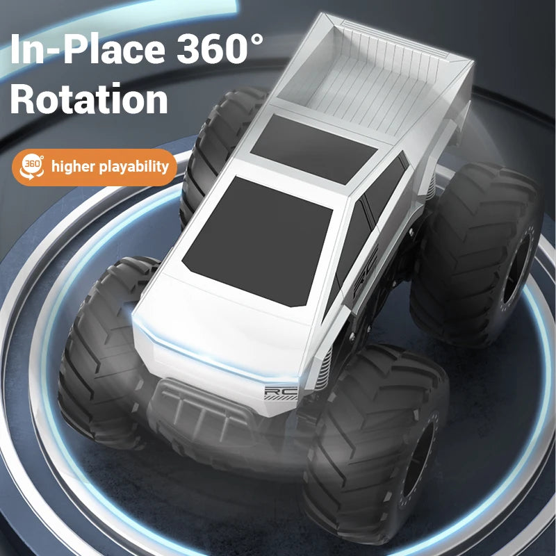 RC Car Amphibious Remote Control Cars Pickup Racing RC Truck Off-Road Big Wheel High Speed Electric Vehicle Toys For Kids Gift