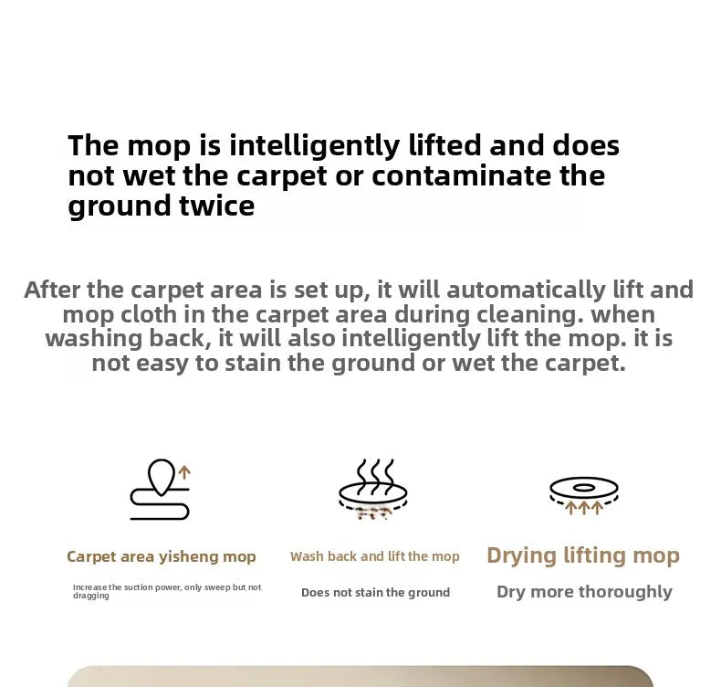 Mi Robot Vacuum M30S Auto Clean Sweep Mop Wash All in One