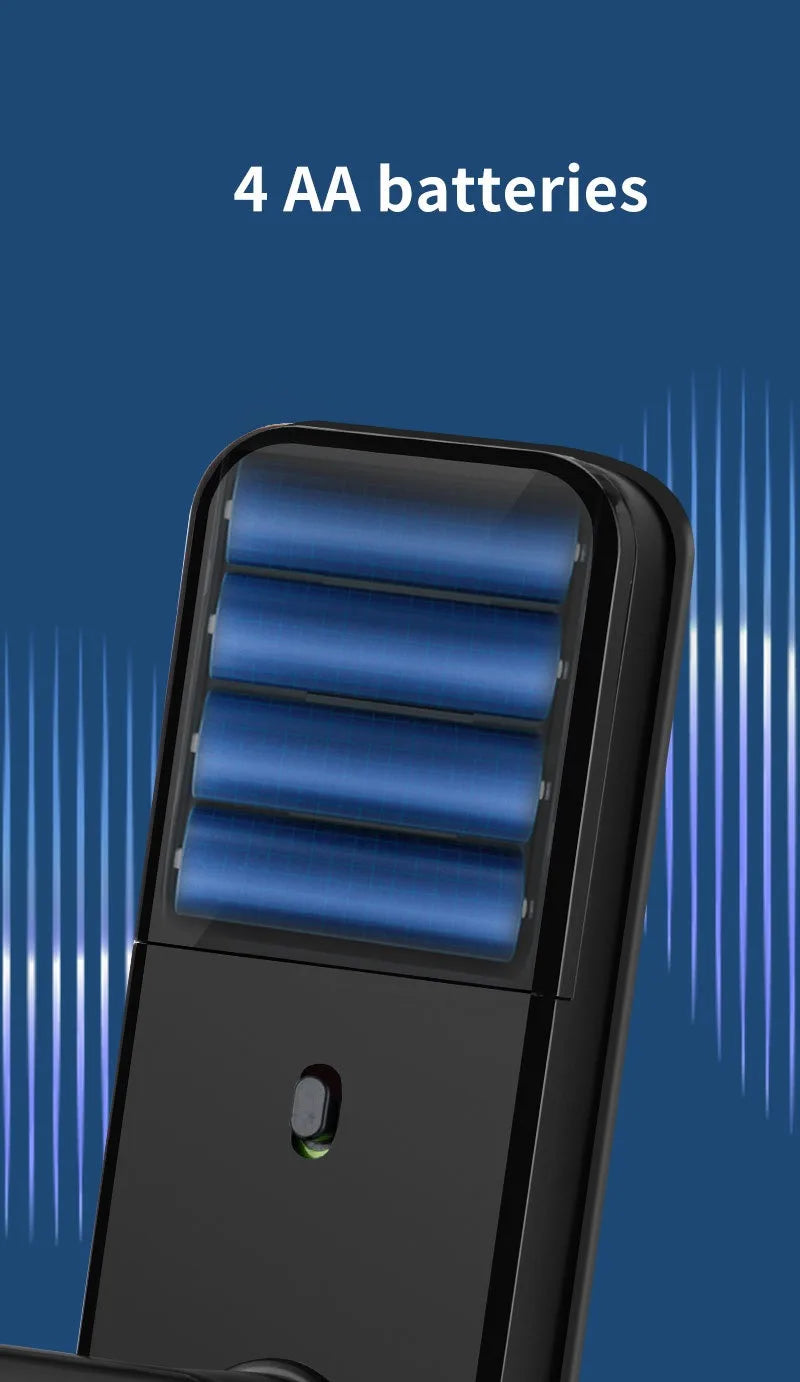 Tuya TTlock Smart Door Lock Fingerprint Door Lock Password Fingerprint IC Card Key APP Remote Unlock Eletronico Digital 도어락