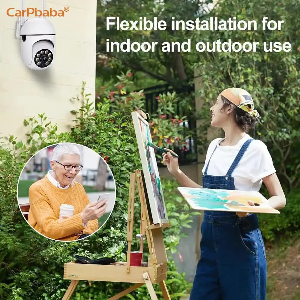 iCam365 APP IP Camera Smart Outdoor Home Security WIFI CCTV Surveillance with Color Night Vision Wireless HD 2-Way Audio 1080P