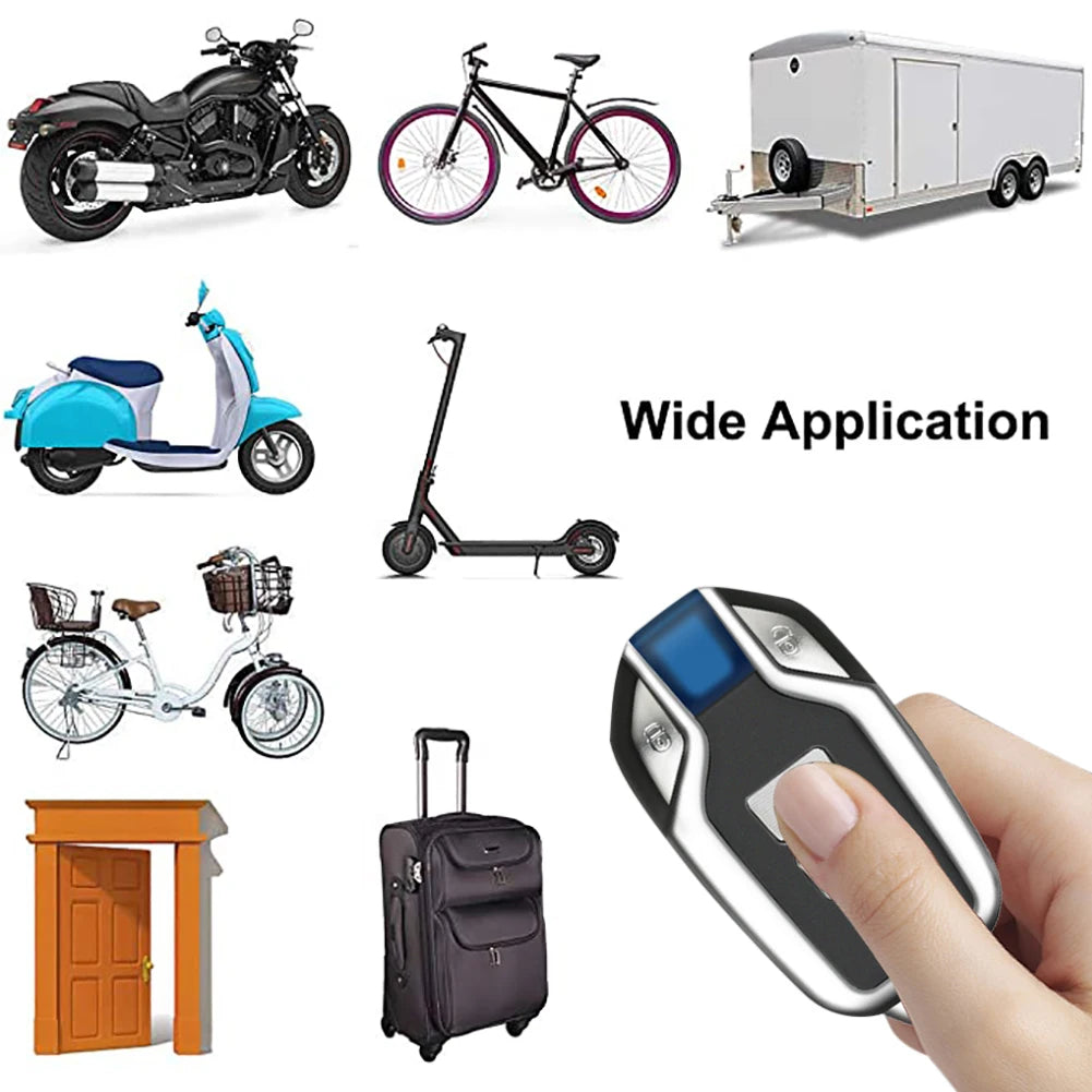 Motorcycle Bicycle Alarm 113dB Loud Vibration Sensing Wireless Anti-Theft Vehicle Security Alarm System With Remote Control