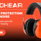 ZOHAN Hearing Protection Noise Reducing Earmuffs Soundproof Headphones Against Noise Safety Ear Muffs Adjustable 28dB NRR