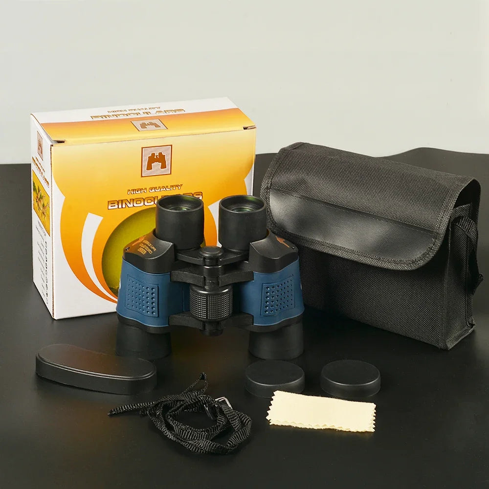 ‌60x60 High-Power Binoculars with BAK4 Prism & Night Vision - 3000M Range for Hunting, Camping & Outdoor Adventures