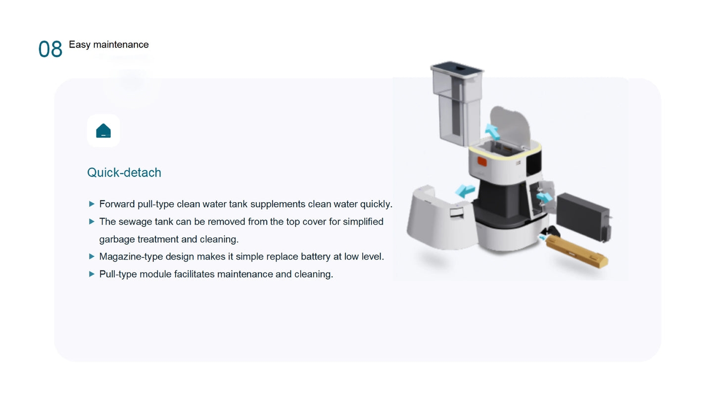 2024 Intelligent Robotic Floor Sweeper Vacuum Cleaner Washer Industrial Cleaning Robot Vacuum Cleaner Commercial