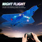 F22 Raptor RC Plane 2.4G 2CH Remote Control Flying Glider With LED Lights EPP Foam Airplane Toys For Children Gifts FX620