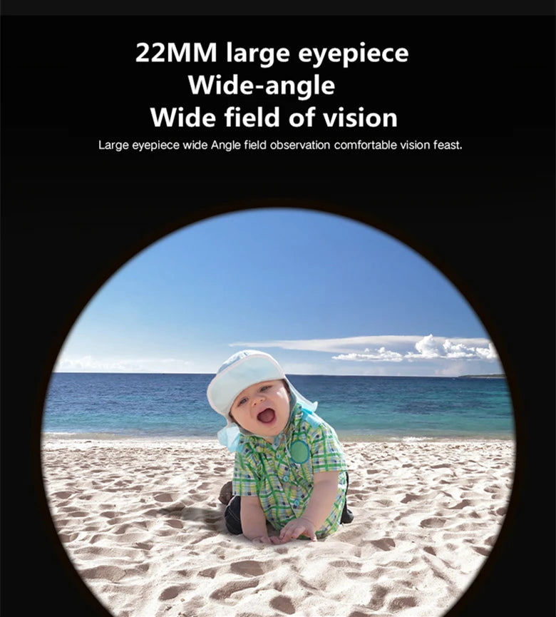 Professional Binoculars Baigish 8x30 10x40 10x50 12x4515x60 20x50 8-24x40 Powerful Military Telescope Long Range Monocular BAK4