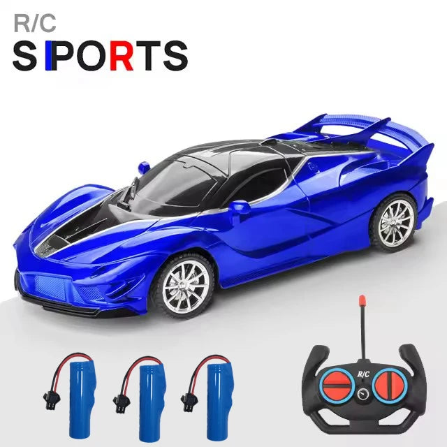 1/18 RC Car LED Light Radio Remote Control Sports Cars For Children Racing High Speed Drive Vehicle Drift Boys Girls Toys