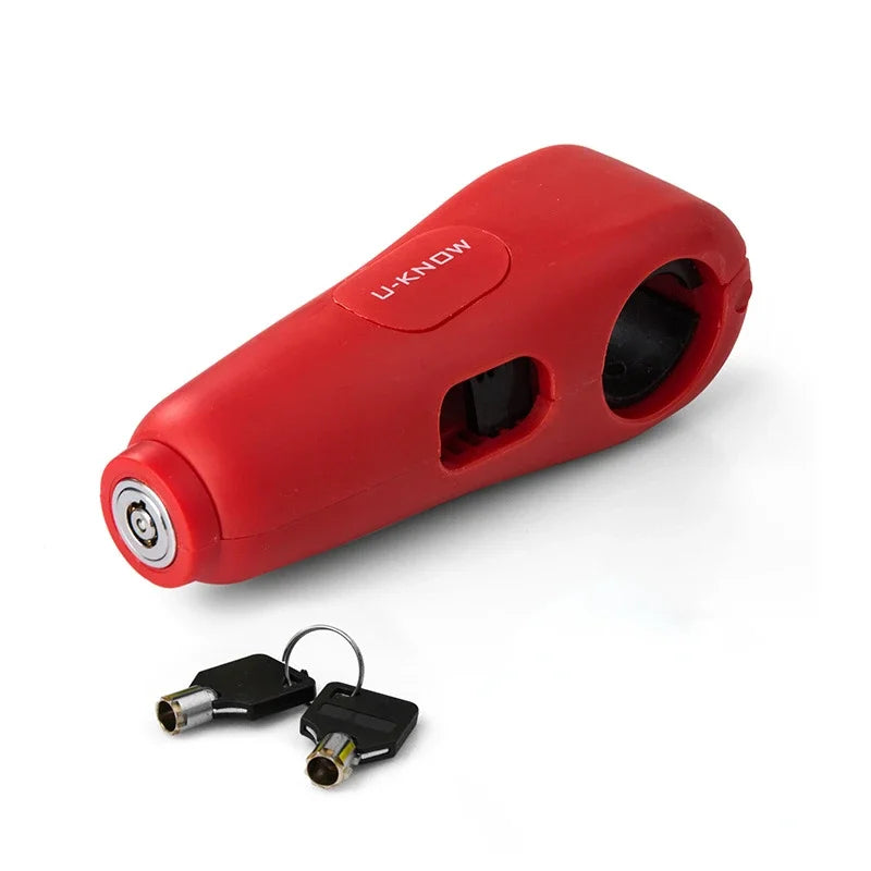 100DB Alarms Sound Motorcycle Handlebar Lock Scooter Electric Vehicle Bicycle Safe Anti-theft Accelerator Brake Lock Padlocks