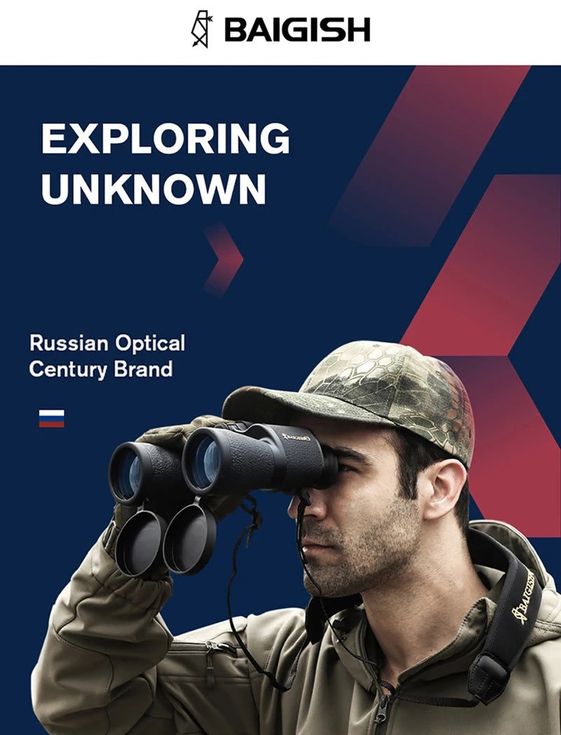 20x50 Powerful Binoculars for Adults IP67 Waterproof Large View Binocular With Clear Low Light Vision for Hunting Travel Outdoor