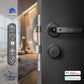 WINFREE SMART Interior Wooden Door Lock, Tuya Bluetooth Smart Key Lock, Smart Card Passcode Fingerprint Keyless Lock