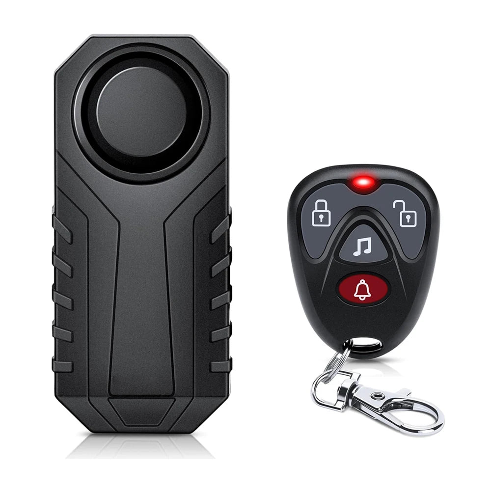 Awapow Bicycle Alarm 113dB Waterproof Motorcycle Security Burglar Wireless Remote Control Electric Scooter Bike Anti theft Alarm