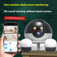 360° Smart Home Robot Security Camera Webcam Motion Detection AI Human Detection Full Color Night Vision Two-Way Audio Webcam