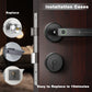 WINFREE SMART Interior Wooden Door Lock, Tuya Bluetooth Smart Key Lock, Smart Card Passcode Fingerprint Keyless Lock