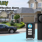 Camluxy Anti-Theft Alarm 110db Loud Door and Window Alarm Wireless Vibration Alarm with Remote Control Bicycle Security Sensors