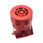 Red Air Raid Siren Horn Alarm 110dB Driven Air Raid Siren Horn Alarm Loud Air Horn for Car Boat Truck Motorcycle Speaker 12 Volt