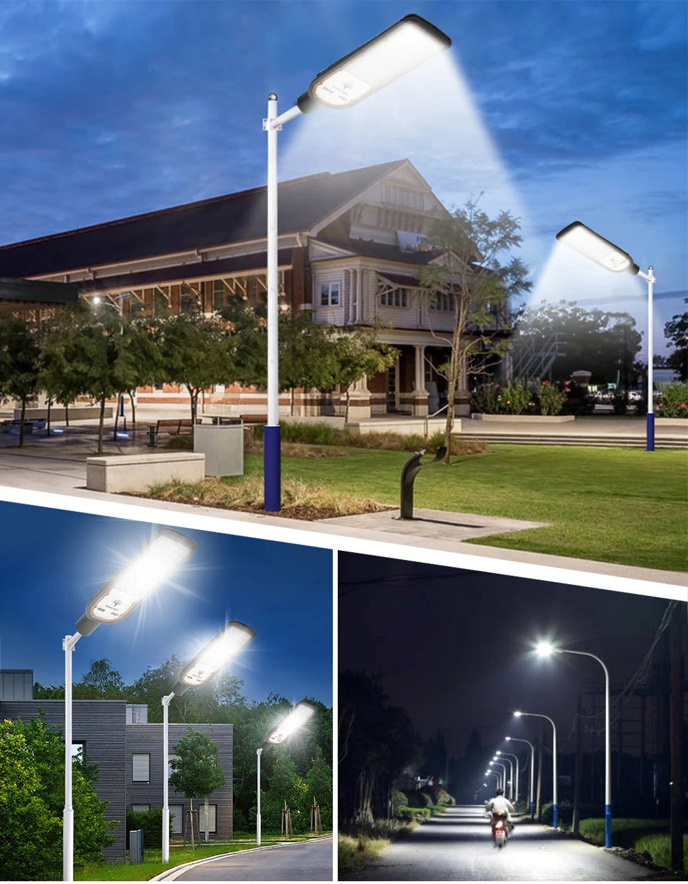 Floodlight IP67 Waterproof LED Street Lights 100W 150W 200W Super Bright Lamp Outdoor Wall Light Security Lighting for Garden