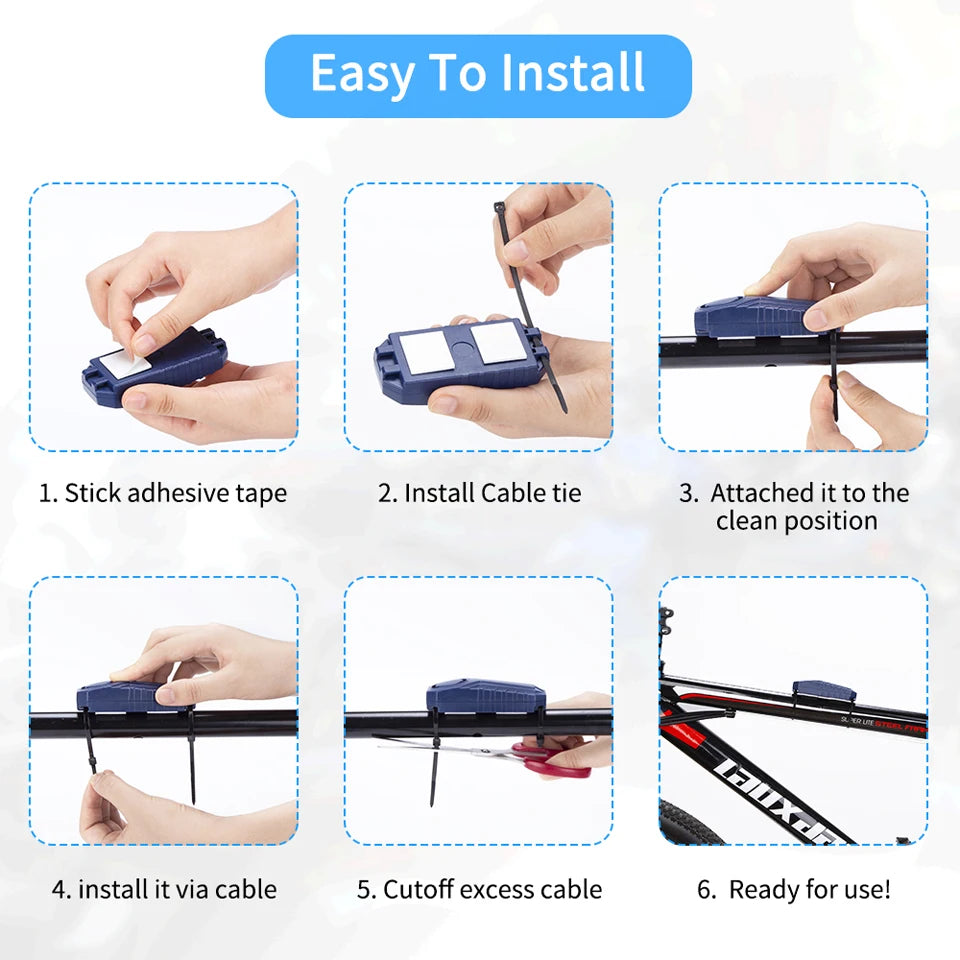 Awapow Bicycle Alarm 113dB Waterproof Motorcycle Security Burglar Wireless Remote Control Electric Scooter Bike Anti theft Alarm