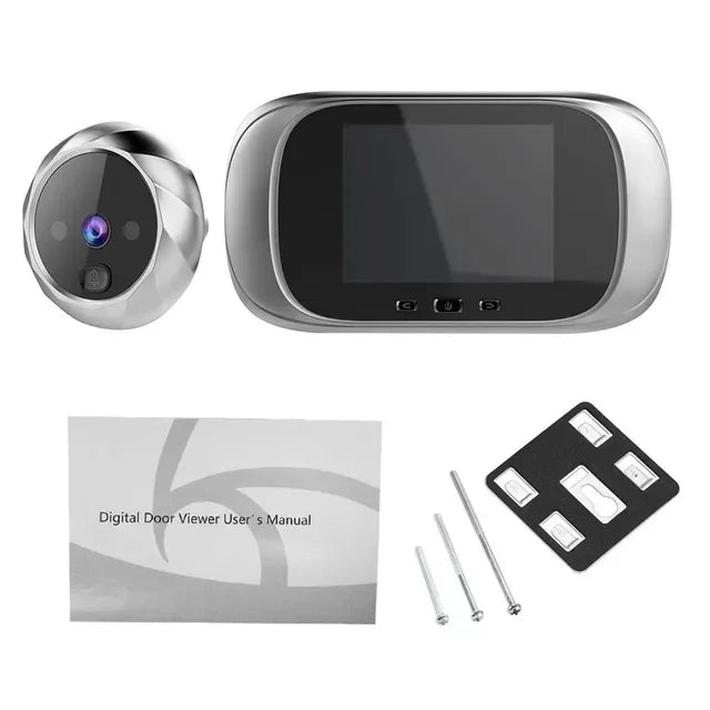 2.8 Inch Video Doorbell Peephole Camera 90 Degrees Doorbell Motion Detection Eye Digital LCD Door Monitoring Electronic Cat Eye