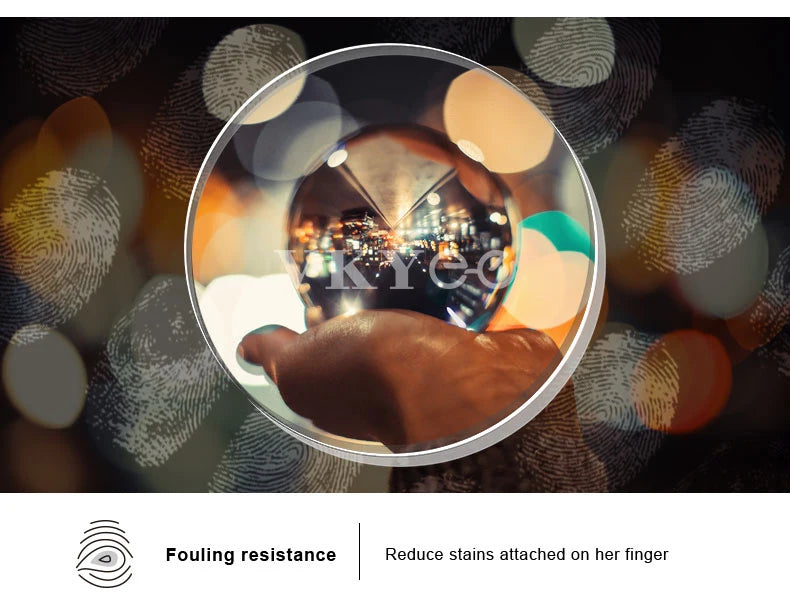 VKYEE  Polarised 1.56 1.61 1.67 1.74 Grey Brown Pink Purple Blue Series Degree Myopia Long Vision Lenses