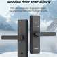 New Smart Door Lock With Tuya APP Digital Electronic Lock Smart Home Wooden Door Lock Biometric Fingerprint