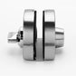 1 Set Double Open Sliding Door Lock Stainless Steel Glass Door Lock with Keys 8-12mm Safety Locks Office Glass Security Hardware