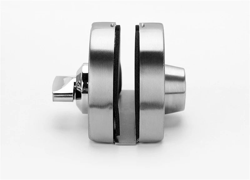 1 Set Double Open Sliding Door Lock Stainless Steel Glass Door Lock with Keys 8-12mm Safety Locks Office Glass Security Hardware