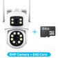 6K 12MP Security Camera 8X Zoom Three Lens Dual Screen Outdoor WiFi Home Protection IP Cam PTZ CCTV Video Surveillance Icsee