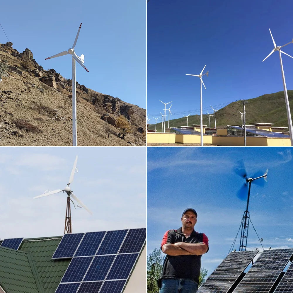 Fast Delivery In Poland More Powerful 8000w Horizontal Wind Turbine Ge ...