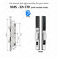 Waterproof Sliding Door Smart Lock TTLock App Alexa Fingerprint Digital Code RFID Card Anti-Lock Aluminum Glass Electronic Lock