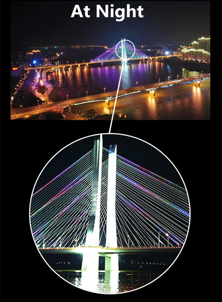 Professional Binoculars Baigish 8x30 10x40 10x50 12x4515x60 20x50 8-24x40 Powerful Military Telescope Long Range Monocular BAK4