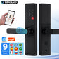 9 languages Smart Electronic Door Lock with Biometric Fingerprint  Interface Tuya Wifi Compatible Home Security
