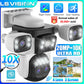 LS VISION 10K Security Camera WiFi Camera 10X Zoom Three Screen Home Wireless Surveillance Cameras CCTV Camera Human Detection