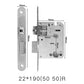Smart fingerprint lock body special mortise smart lock 5050 125mm-240mm 2585-7085mm 5572 6072 300*6085 lock body
