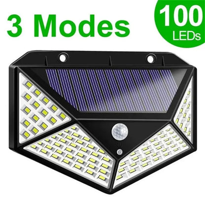 Solar Lights 100/118LED Wall Solar Light Outdoor Security Lighting Nightlight Waterproof IP65 Motion Sensor Detector Lamp Garden