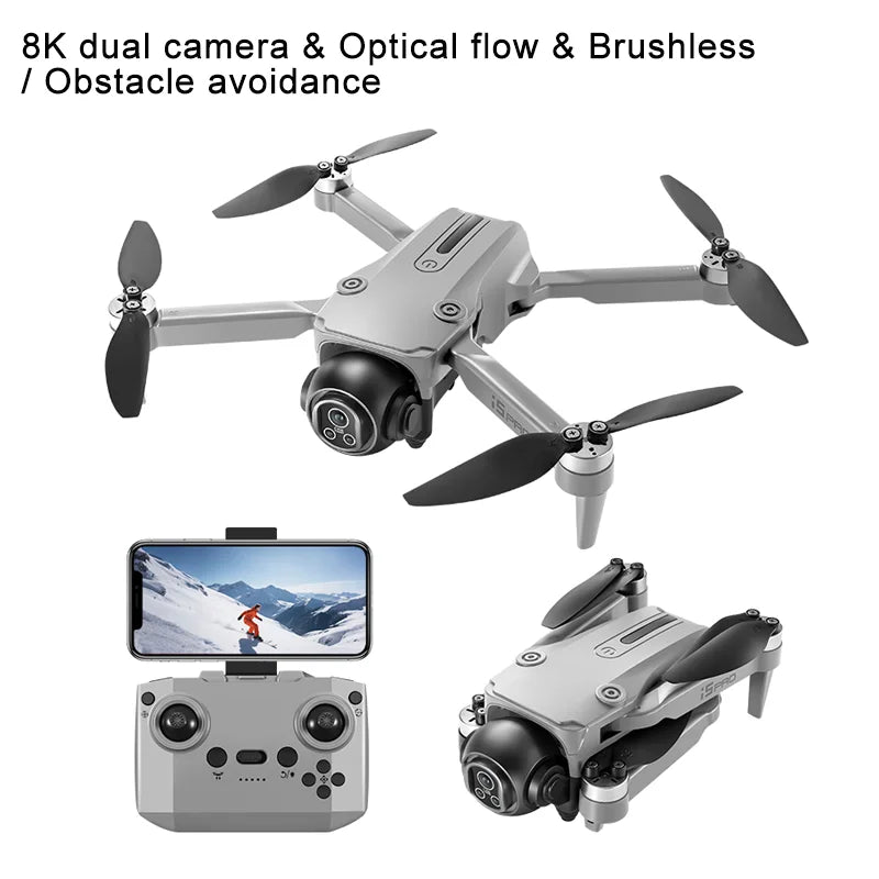 2025 New i5PRO Drone with 8K HD Professional 360° Camera Photography Brushless Motors Obstacle Avoidance Foldable Quadcopter Toy