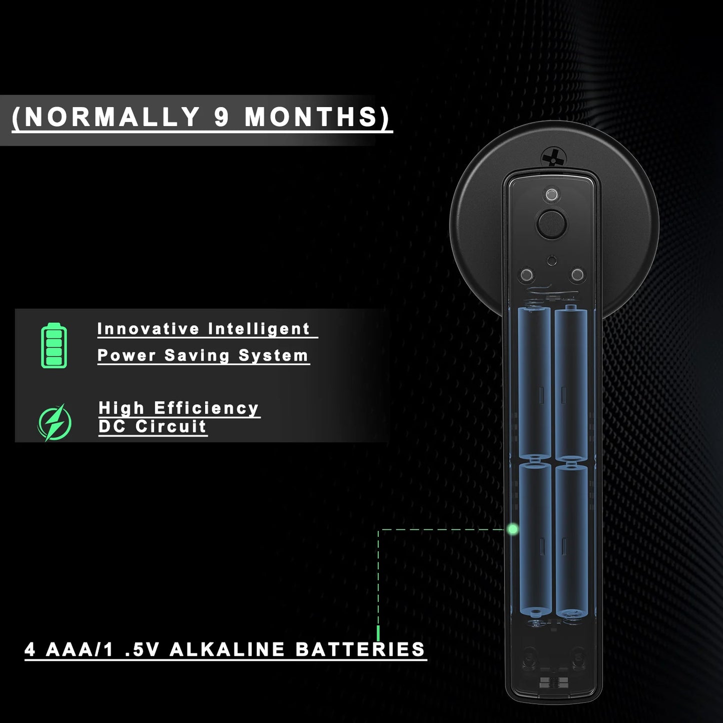 WINFREE SMART Interior Wooden Door Lock, Tuya Bluetooth Smart Key Lock, Smart Card Passcode Fingerprint Keyless Lock