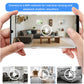Indoor Security Camera Small Security Camera Human Detection 1080P Night Vision 2 Way Talk 1200mAh Battery Wireless WiFi Camera