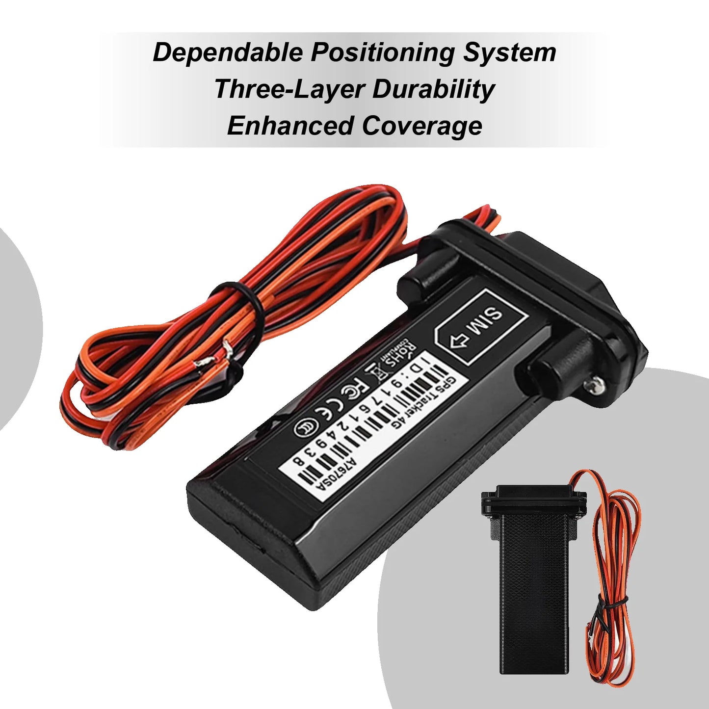 Car Tracker Waterproof Car Tracking Device High-Accuracy Locator For Vehicle Taxi Truck Trailer Theft Prevention