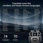 AI Language Translator Earbuds 3 in 1 Accents Translator Earphone Real Time 144 Languages Accents for Travel Business Learning