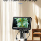 DDCAMERA 7" LCD Digital Microscope 1080P Coin Microscope Magnifier 12MP Ultra-Precise Focusing Soldering Microscopes Support PC