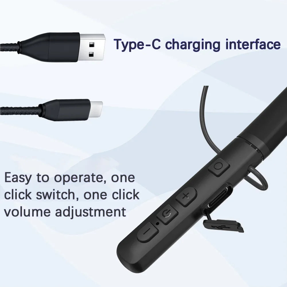 Neck strap hearing Wireless Bluetooth Ear Machine Noise Canceling Headphones For The Elderly Rechargeable Hearing Aid amplifier