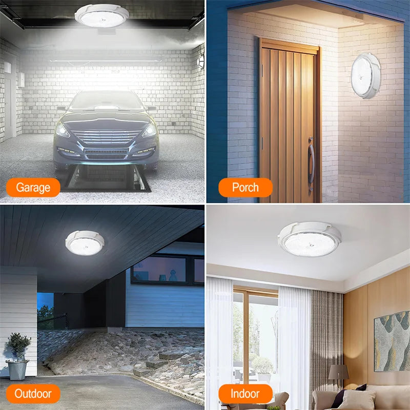 Solar Outdoor Ceiling Lights LED Security Lights with Remote Control Waterproof Solar Flood Wall Lights for Garden Ceiling lamps