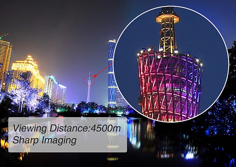 Professional Binoculars Baigish 8x30 10x40 10x50 12x4515x60 20x50 8-24x40 Powerful Military Telescope Long Range Monocular BAK4