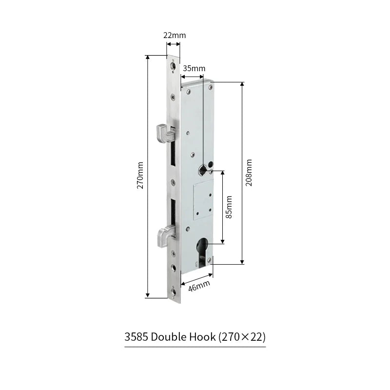 Mortise for Smart Door Lock for Wooden door/Aluminum door