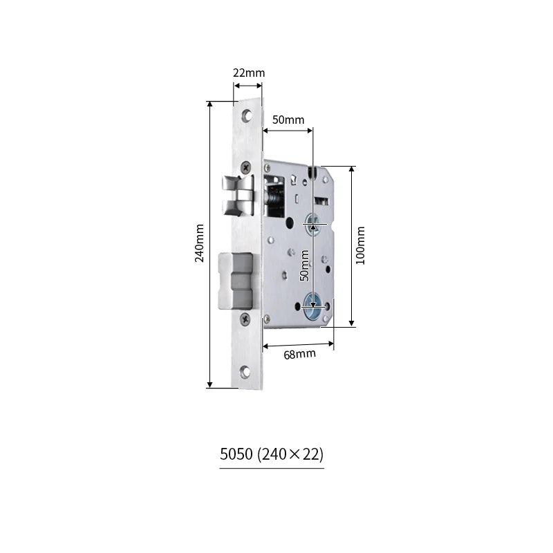 Mortise for Smart Door Lock for Wooden door/Aluminum door
