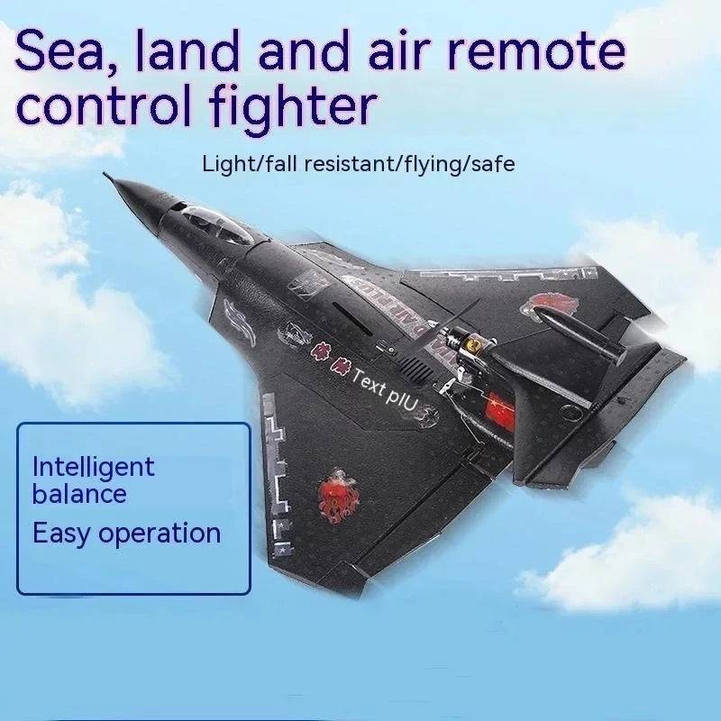 Sea, Land And Air Plus Large Size Remote Control Fixed Wing Waterproof Aircraft Epp Foam Water Takeoff Remote Control Aircraft
