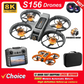 New Drones S156 GPS 8K Professional HD 360° Dual Cameras 5G WIFI Brushless Motors Obstacle Avoidance FPV Foldable Quadcopter Toy