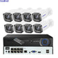 4K Security Camera System 8CH POE NVR 8MP Face Detect Color Night Vision Two Way Audio IP Camera Security Video Surveillance Set