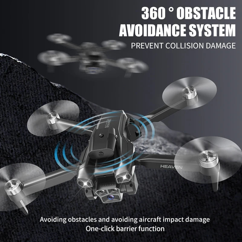 Drone aerial view brushless motor with obstacle avoidance optical flow foldable quadrotor foldable remote control airplane toy